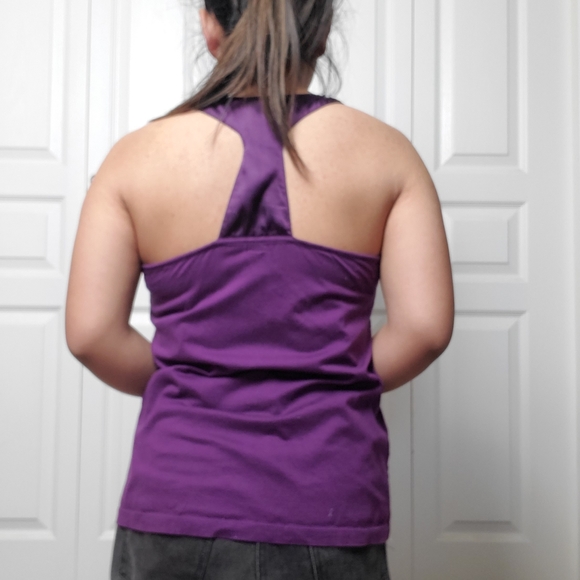 Purple sleeveless blouse - Picture 4 of 5